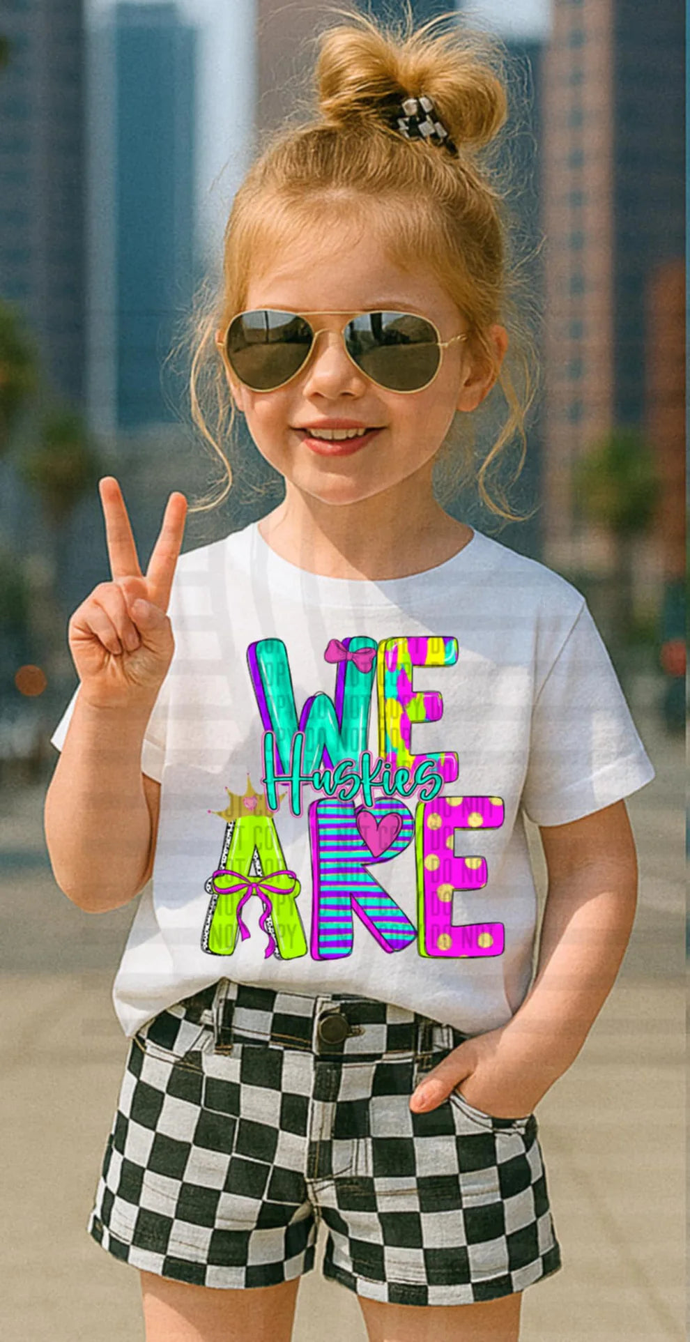 We Are Huskies Cute Gildan Softstyle® T-Shirt White