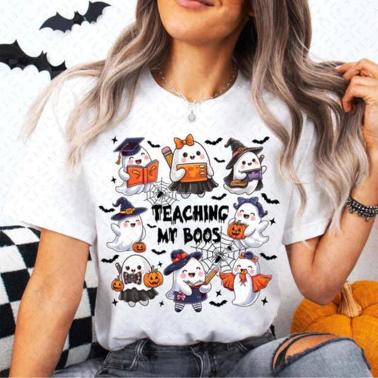 Teaching My Boos Gildan Softstyle® T-Shirt White