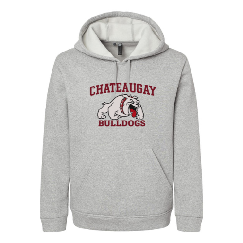 Chateaugay Bulldogs Large Logo Adidas Unisex Fleece Hooded Sweatshirt