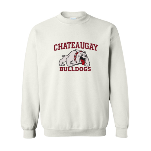 Chateaugay Bulldogs Large Logo Gildan Heavy Blend™ 50/50 Fleece Crew