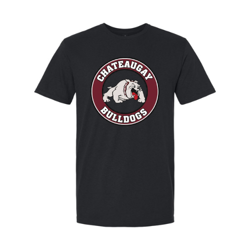 Chateaugay Bulldogs Round Large Logo Gildan Softstyle® T-Shirt