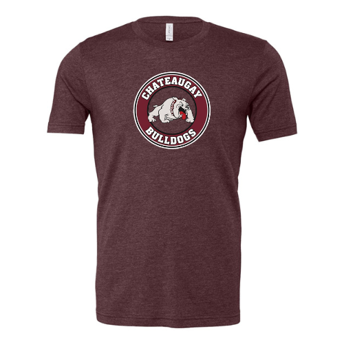 Chateaugay Bulldogs Round Large Logo Bella + Canvas Unisex Jersey