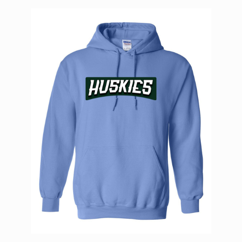 Huskies Word Logo Unisex Heavy Blend™ Hooded Sweatshirt Carolina Blue