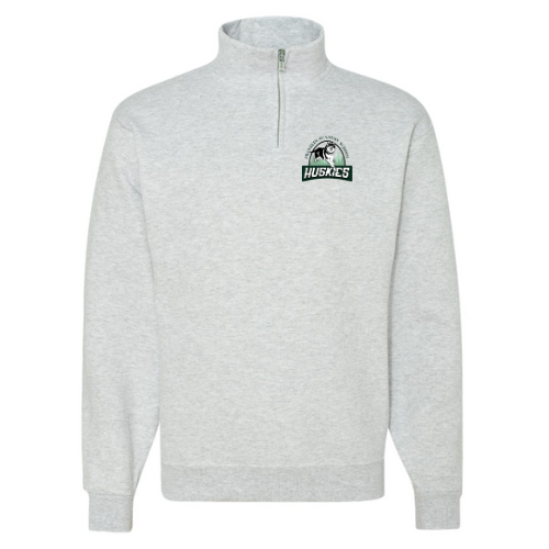 Franklin Adacemy Logo Jerzees NuBlend ® 1/4-Zip Cadet Collar Sweatshirt Ash
