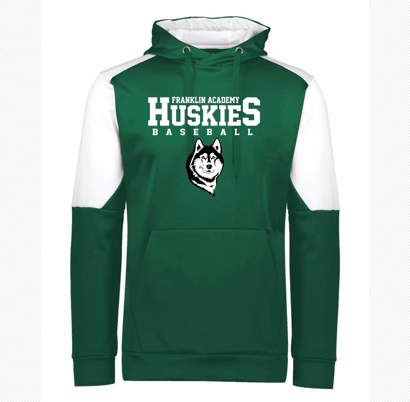 Franklin Academy Baseball Holloway Blue Chip Hooded Sweatshirt