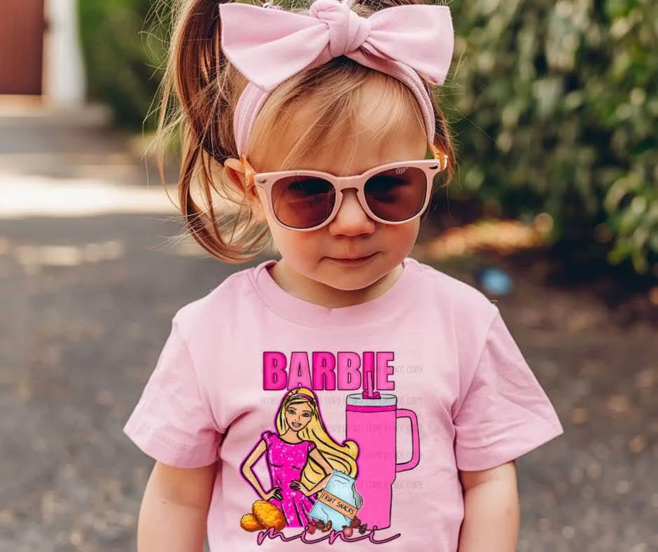 Mini Girl Gildan Softstyle® T-Shirt Pink