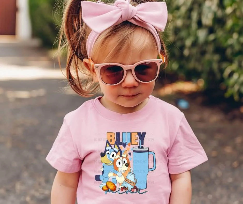 Mini Cute Dogs Gildan Softstyle® T-Shirt Pink