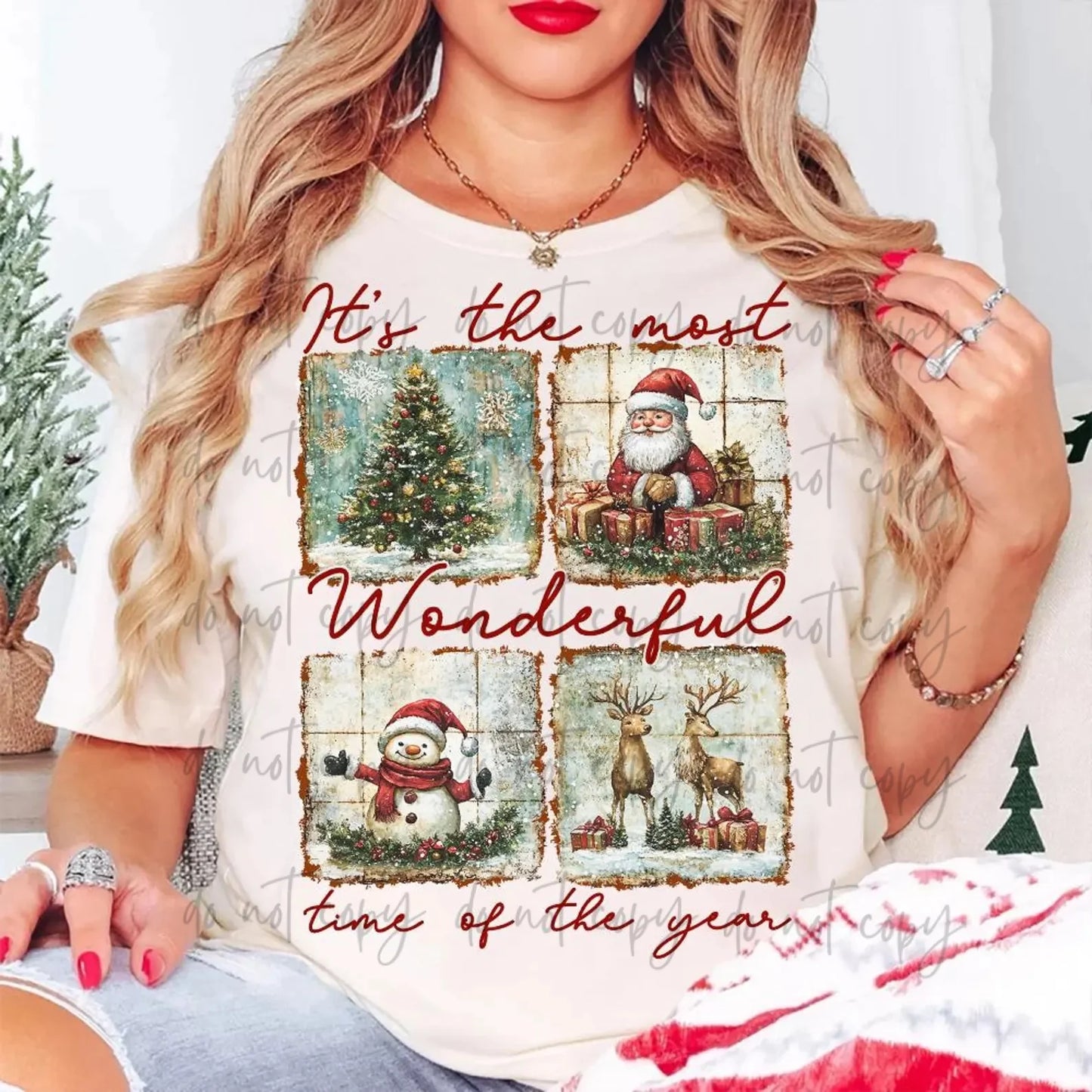 It's The Most Wonderful Time Of The Year Comfort Colors Unisex Garment Dyed Heavyweight T-Shirt Ivory