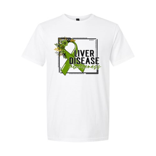Liver Disease Awareness Print Gildan Softstyle® T-Shirt