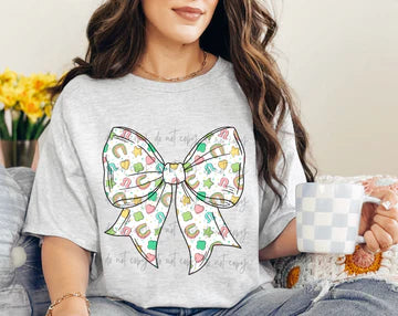 Lucky Charm Bow Gildan Softstyle® T-Shirt Sport Grey