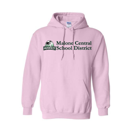 Malone CSD Horizontal Logo Unisex Heavy Blend™ Hooded Sweatshirt Light Pink