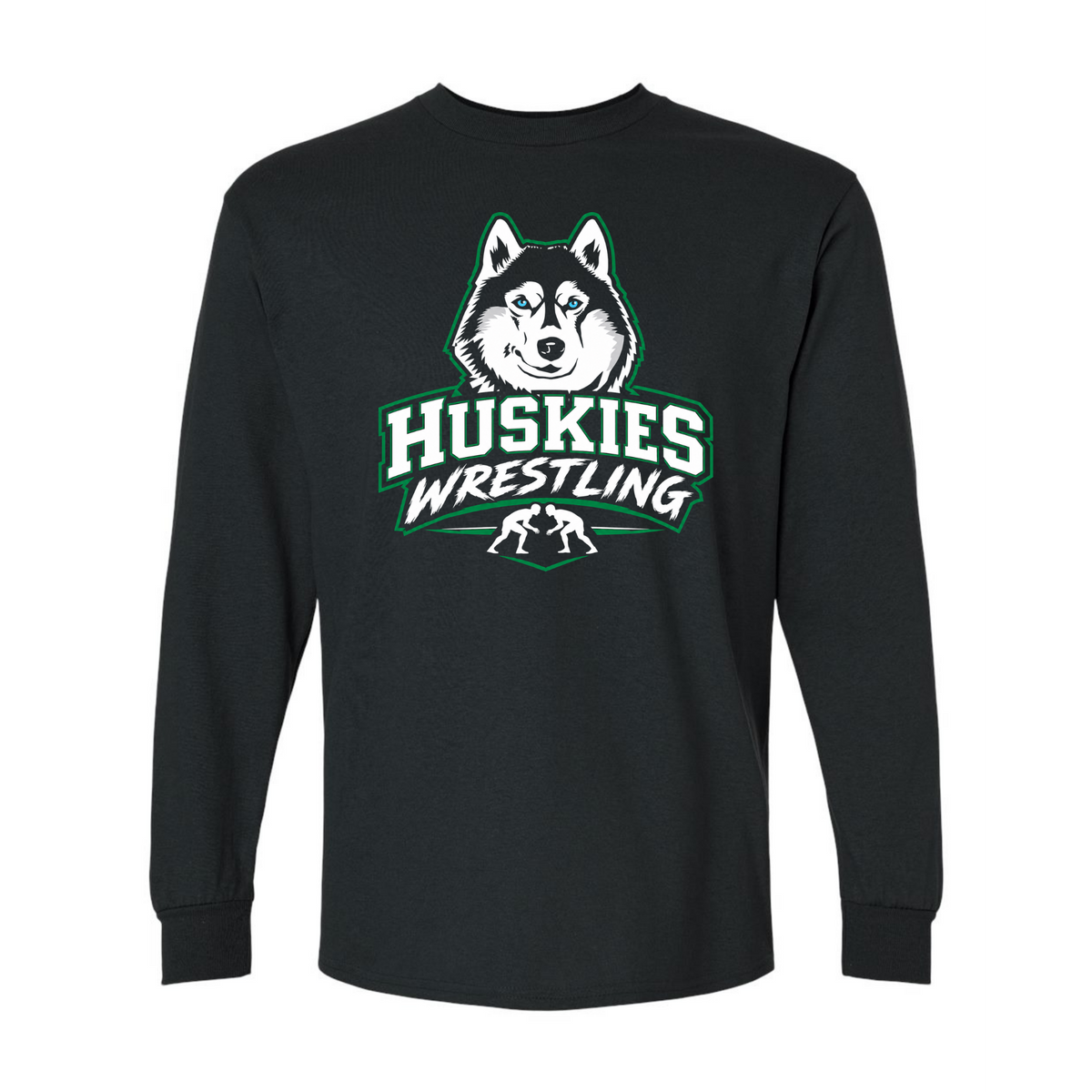 Malone Wrestling Green Design Unisex Ultra Cotton® Long Sleeve T-Shirt