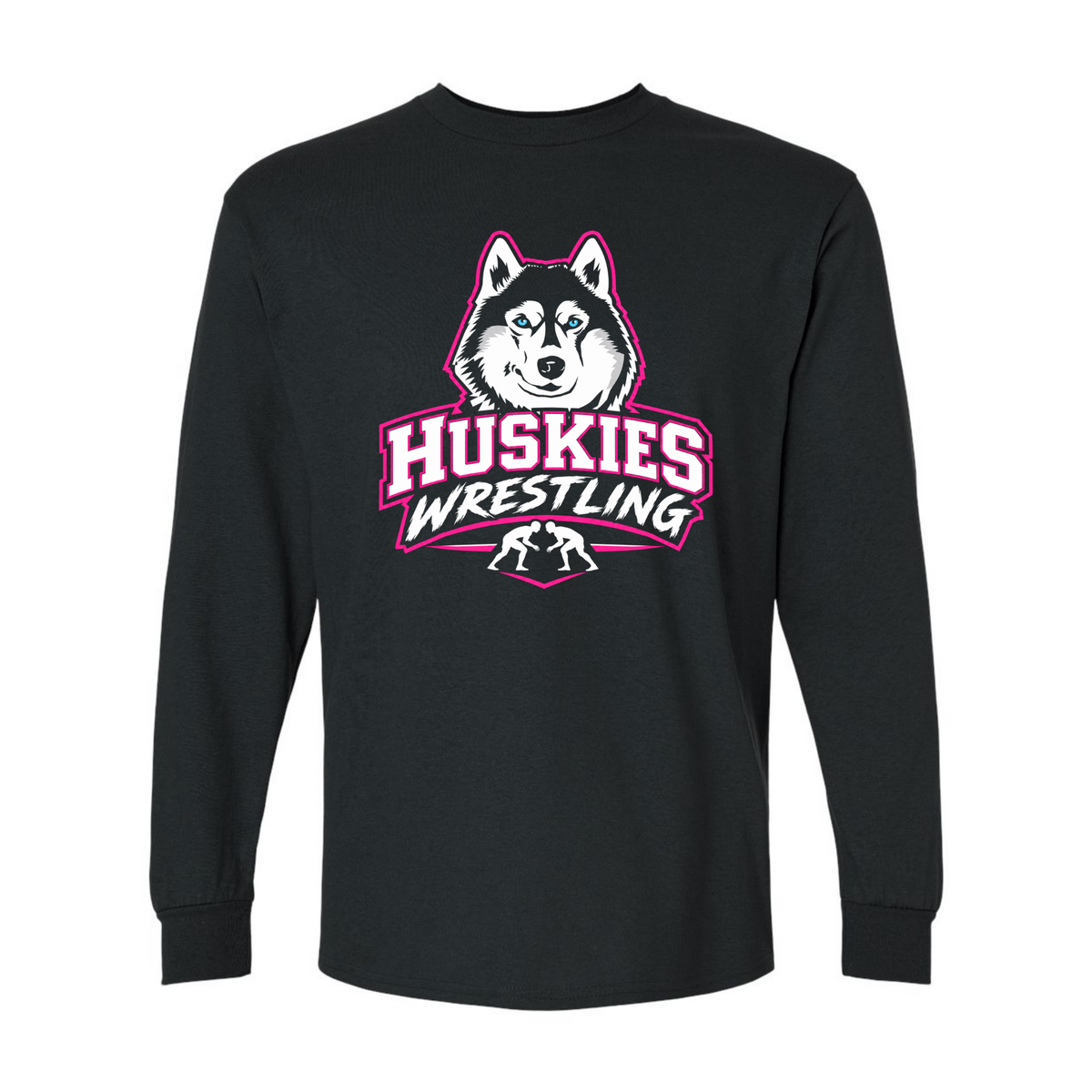 Malone Wrestling Pink Design Unisex Ultra Cotton® Long Sleeve T-Shirt