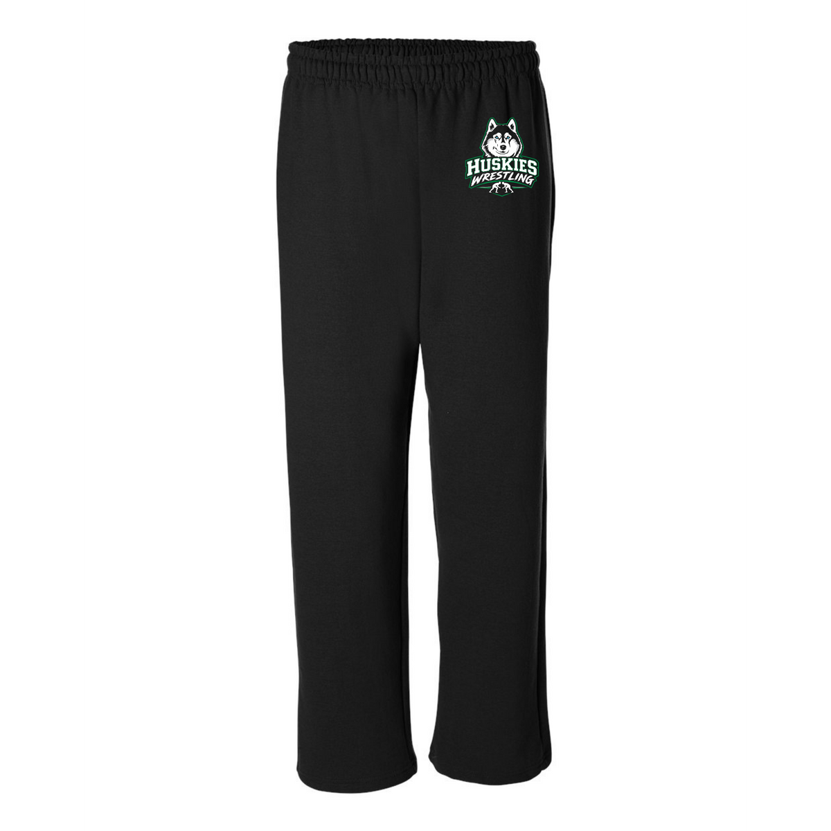 Malone Wrestling Green Design Heavy Blend™ Sweatpants Open Ankle