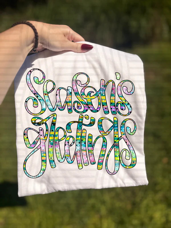 Seasons Greetings Gildan Softstyle® T-Shirt White