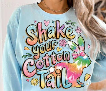 Shake Your Cotton Tail Gildan Unisex Heavy Blend™ Crewneck Sweatshirt Light Blue