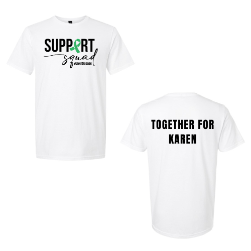 Support Squad Black Text Double Print Gildan Softstyle® T-Shirt
