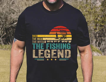 The Fishing Legend Gildan Softstyle® T-Shirt Black
