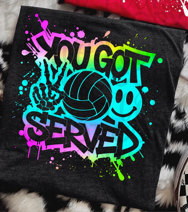 You Got Served Volleyball Gildan Softstyle® T-Shirt Black