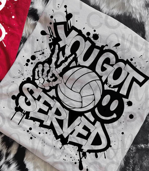 You Got Served Volleyball Gildan Softstyle® T-Shirt White