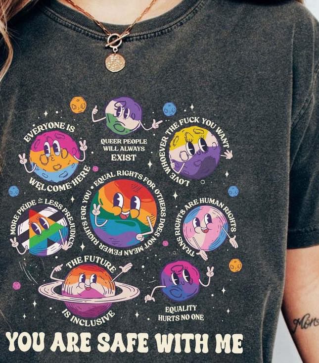 You Are Safe With Me Comfort Colors Adult Heavyweight T-Shirt Pepper