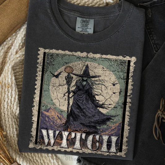 Witch Comfort Colors Adult Heavyweight T-Shirt Pepper