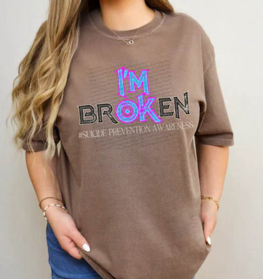 I'm Ok Comfort Colors Adult Heavyweight T-Shirt Expresso