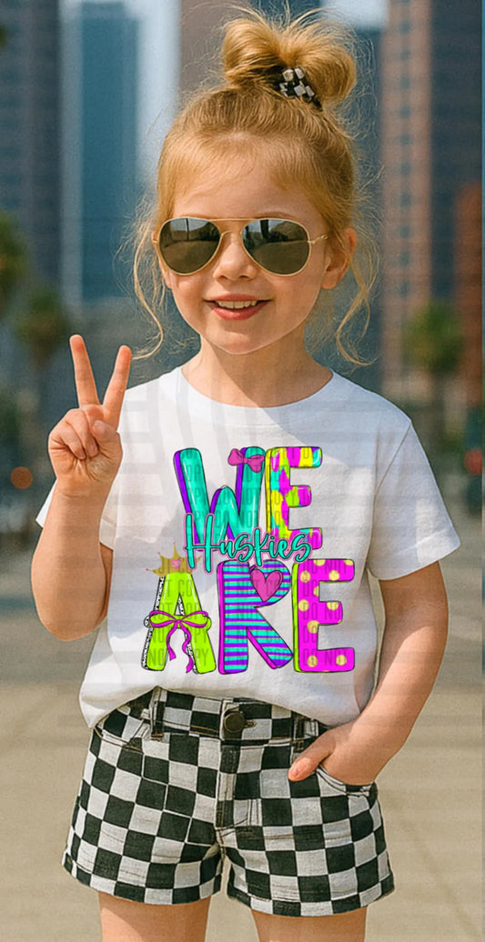 We Are Huskies Cute Gildan Softstyle® T-Shirt White