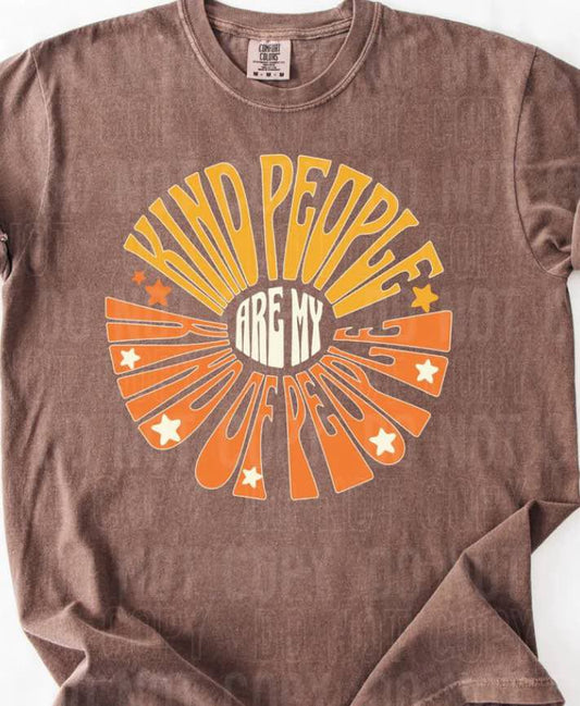 Kind People Comfort Colors Adult Heavyweight T-Shirt Expresso