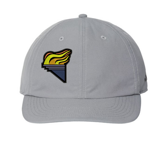 Adidas Sustainable Performance Cap Grey Off Center Embroidered Patch