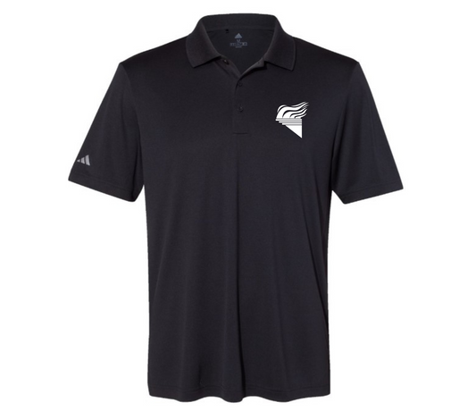 Adidas Performance Polo Black White Torch Pocket