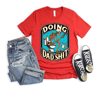Doing Dad Shit Gildan Softstyle® T-Shirt Red