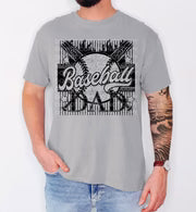 Baseball Dad Gildan Softstyle® T-Shirt Sport Grey