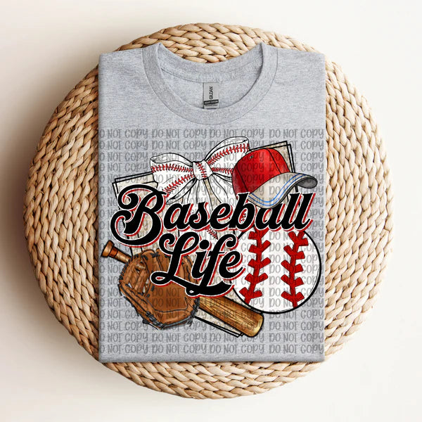 Baseball Life Items Gildan Softstyle® T-Shirt Sport Grey