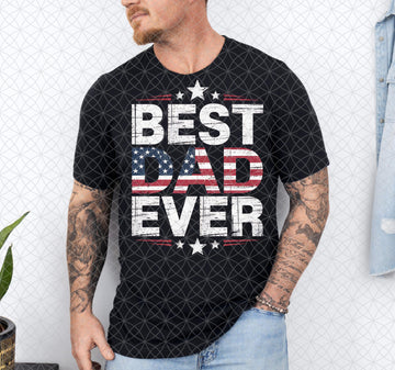 Best Dad Ever Gildan Softstyle® T-Shirt Black