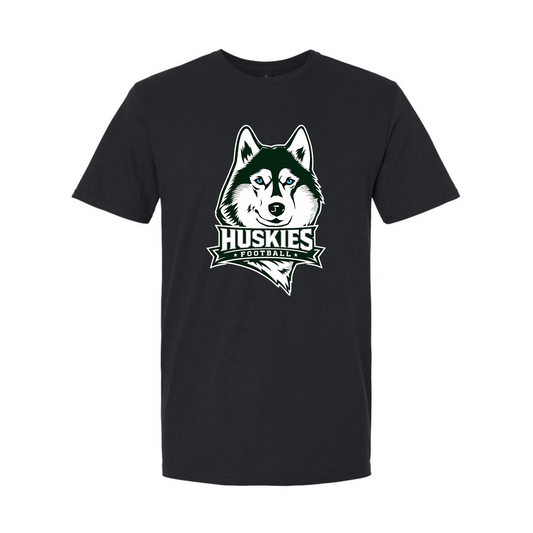 Huskies Football Gildan Softstyle® T-Shirt Black