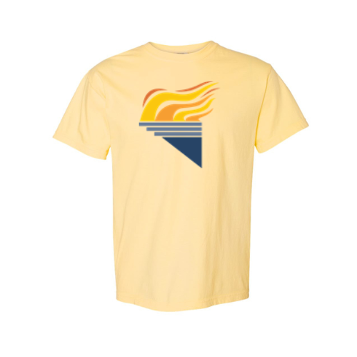 Large Torch Comfort Colors Unisex Garment-Dyed Heavyweight T-Shirt Butter