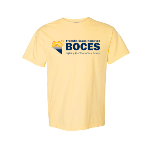 Torch and Tagline Comfort Colors Unisex Garment-Dyed Heavyweight T-Shirt Butter