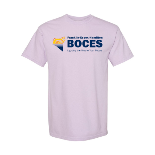 Torch and Tagline Comfort Colors Unisex Garment-Dyed Heavyweight T-Shirt Orchid