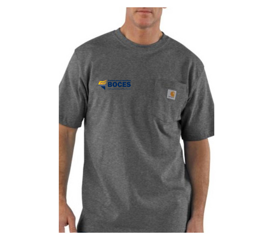 Carhartt Workwear Pocket Short Sleeve T-Shirt Carbon Torch Full Color FEH BOCES