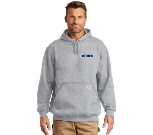Carhartt Midweight Hooded Sweatshirt Grey FEH BOCES Blue