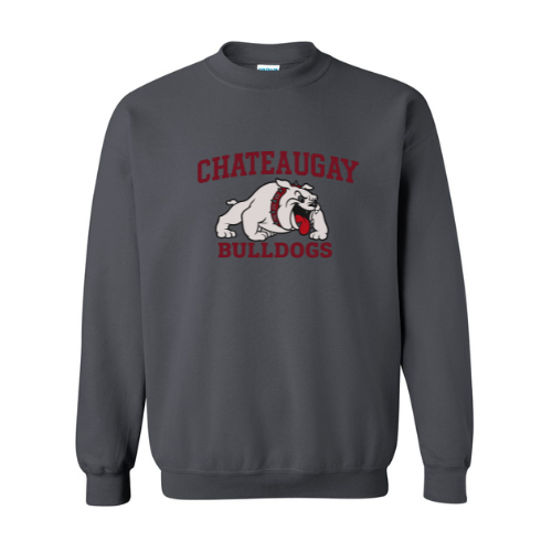 Chateaugay Bulldogs Large Logo Gildan Heavy Blend™ 50/50 Fleece Crew