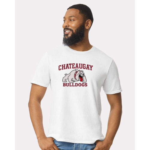 Chateaugay Bulldogs Large Logo Gildan Softstyle® T-Shirt