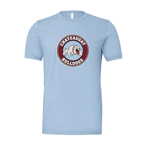 Chateaugay Bulldogs Round Large Logo Bella + Canvas Unisex Jersey