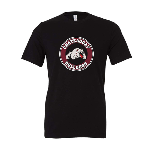 Chateaugay Bulldogs Round Large Logo Bella + Canvas Unisex Jersey