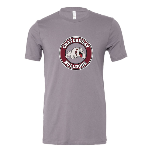 Chateaugay Bulldogs Round Large Logo Bella + Canvas Unisex Jersey
