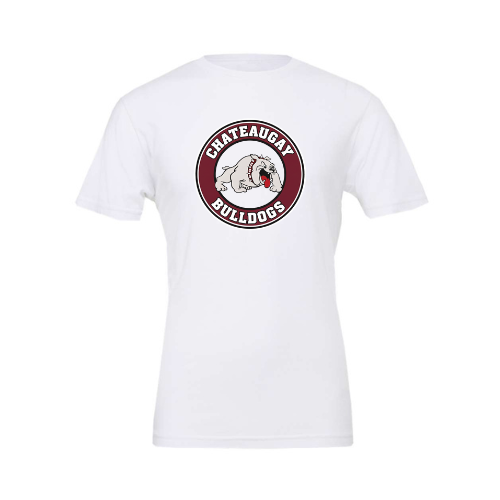 Chateaugay Bulldogs Round Large Logo Bella + Canvas Unisex Jersey