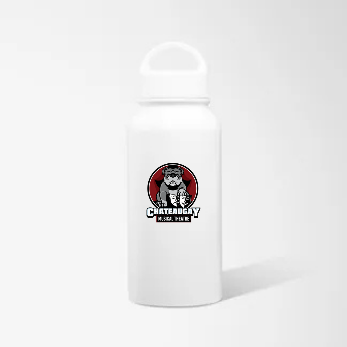 31oz Water Bottle Custom With Chateaugay Musical Theatre Logo