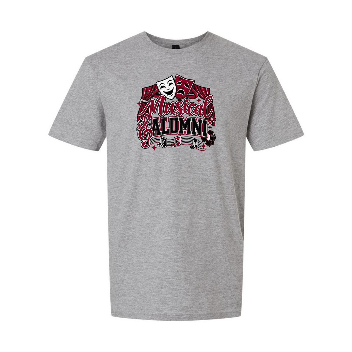 Musical Alumni Double Print Gildan Softstyle® T-Shirt White Sport Grey