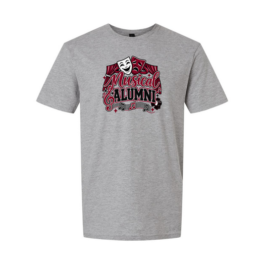 Musical Alumni Double Print Gildan Softstyle® T-Shirt White Sport Grey